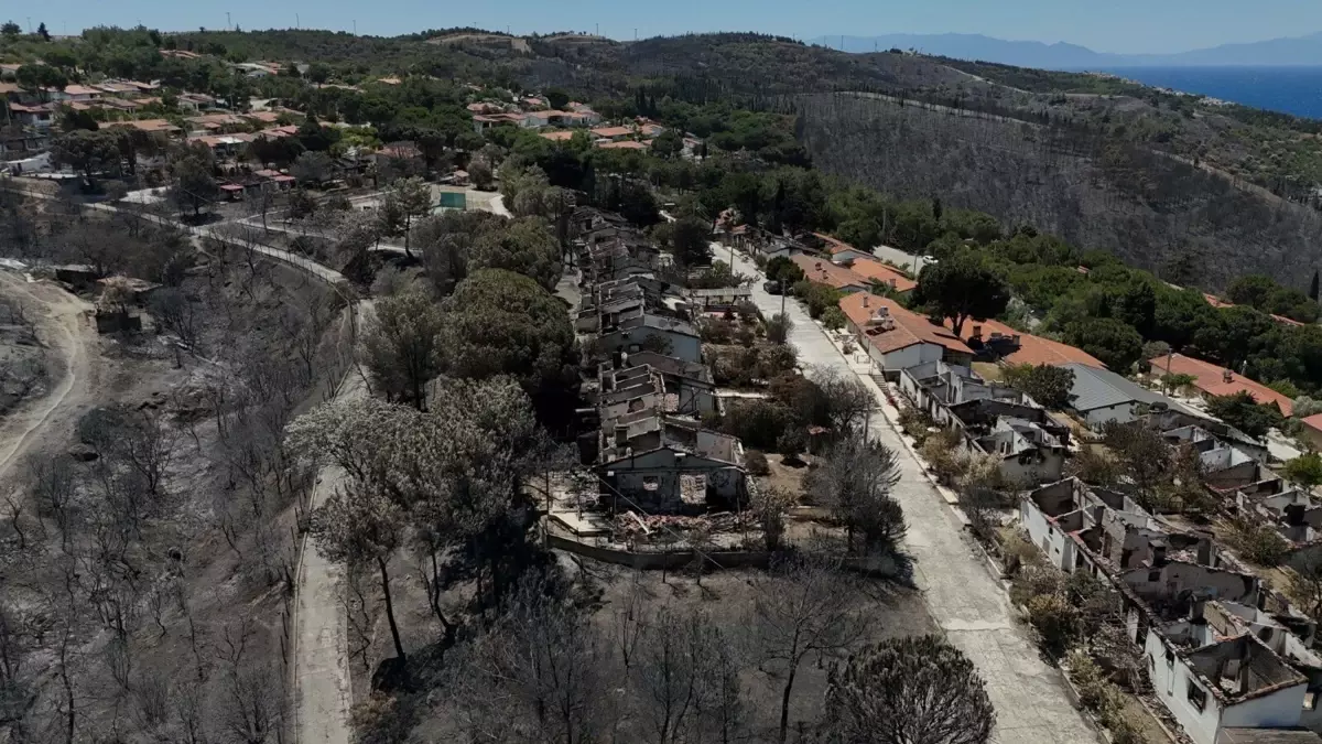 Seferihisar'da orman yangını: Yeşil cennet küle döndü