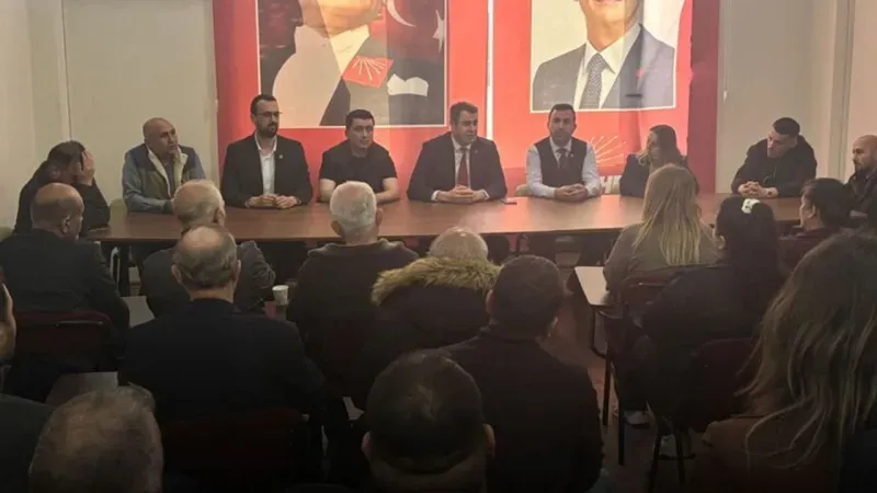 CHP İzmir İl Başkanı Çağatay Güç Menderes’te Işık’ı ziyaret etti