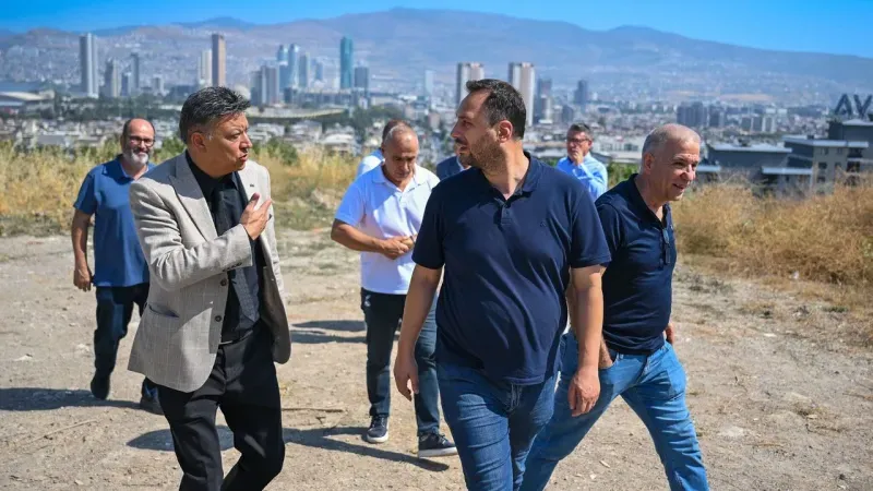Bornova Belediye Başkanı Ömer Eşki MTK Sitesi'ni ziyaret etti