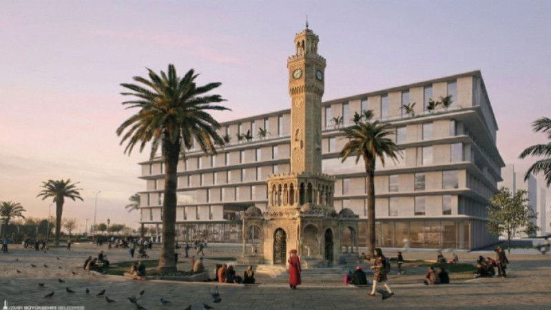 İzmir Büyükşehir’in Yeni Hizmet Binası İçin İhale Adımı