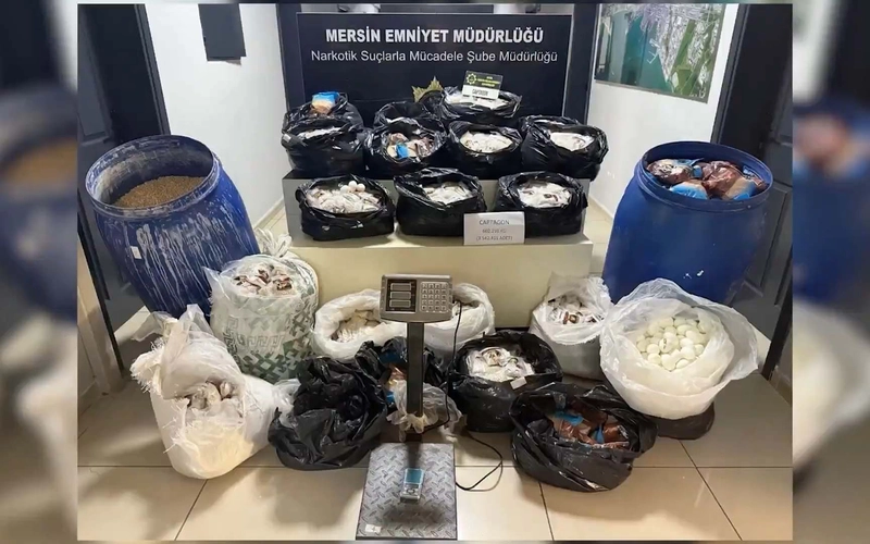 Rekor yasaklı madde operasyonu: 3 milyon 542 bin hap ele geçirildi