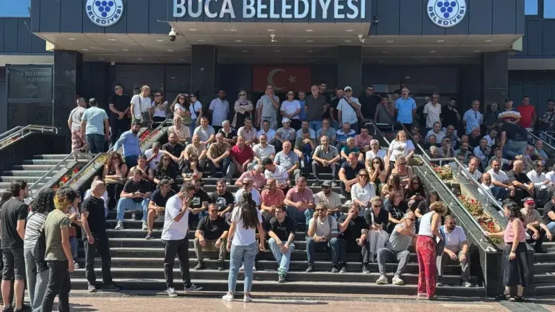 Buca Belediyesi’nde memurlardan bir eylem daha