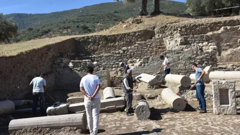 Torbalı’da 1800 Yıllık Ticaret Merkezi Gün Yüzüne Çıkarıldı