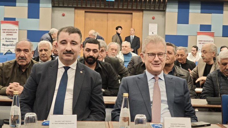 AK Parti Konak İlçe Başkanı Mehmet Sait Başdaş’tan Abdullah Naci Ölçer’e Tebrik