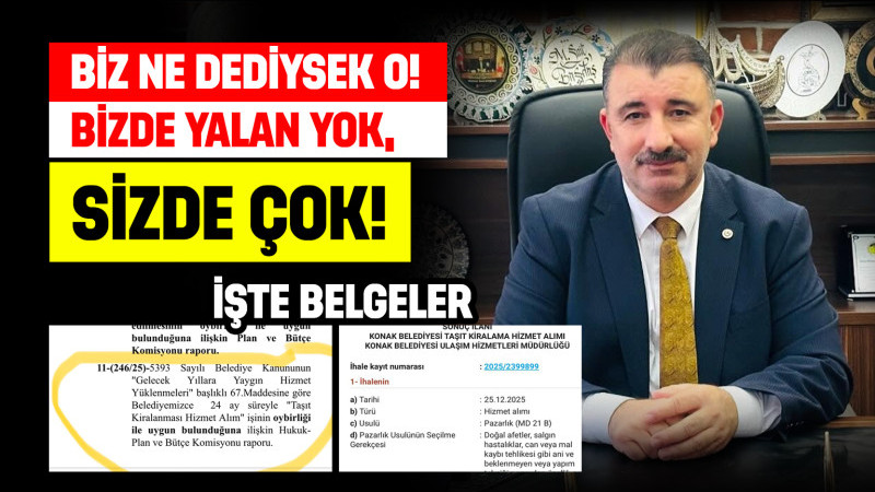 AK Parti Konak İlçe Başkanı Başdaş Belgelerle Konuştu
