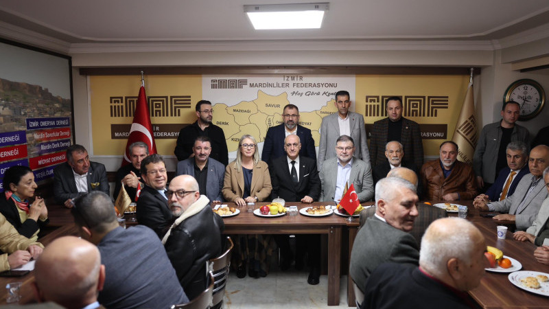 Başdaş, Saygılı ve Çankırı’dan İzmir Mardinliler Federasyonu’na Ziyaret