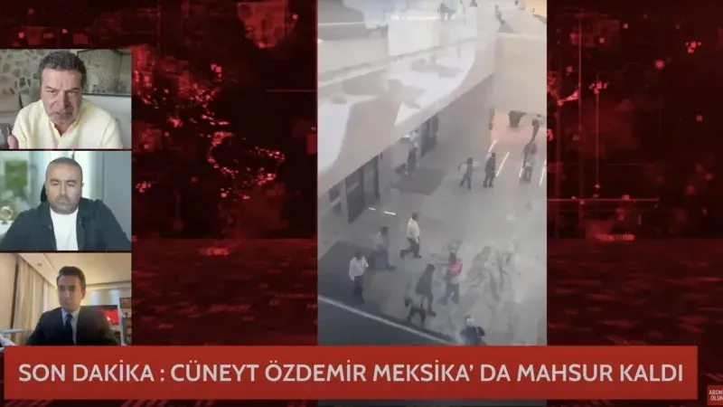 Cüneyt Özdemir Meksika'da kartel savaşının ortasında mahsur kaldı