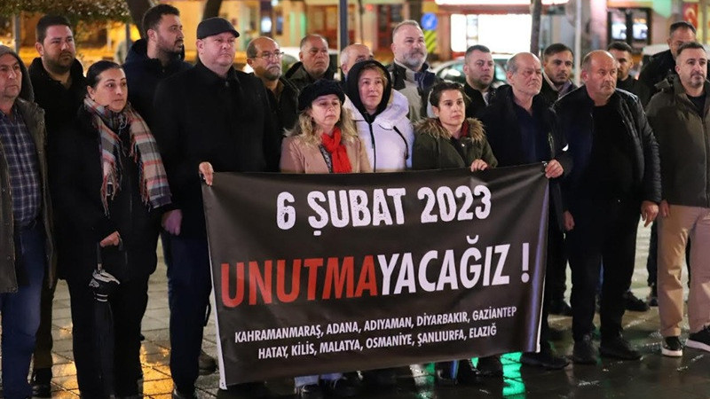 CHP Menderes'ten 6 Şubat anması