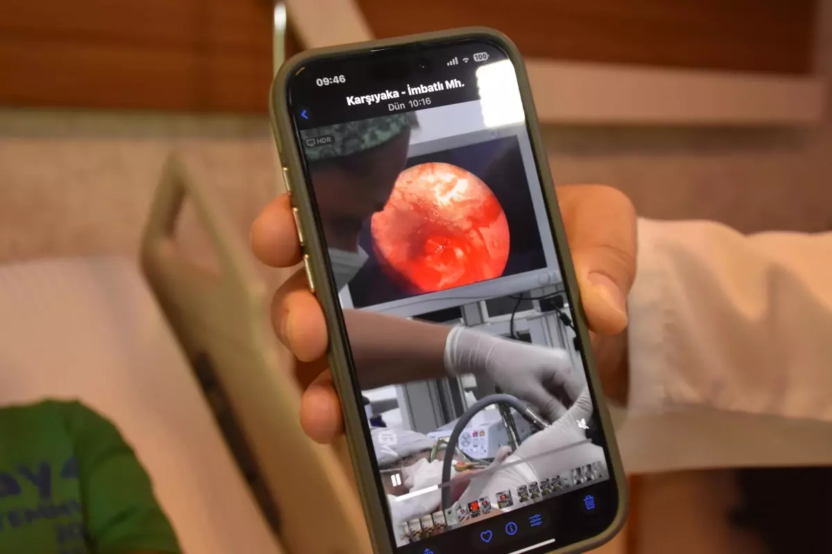 İzmir'de diş implantı yapılan emekli Çetin Urcan'ın akciğerine 2 cm'lik implant kaçtı