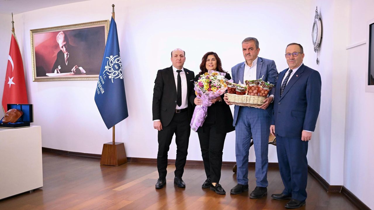 Başkan Özlem Çerçioğlu'na nezaket ziyareti