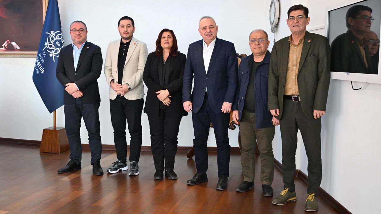 CHP Heyeti, Başkan Çerçioğlu’na nezaket ziyaretinde bulundu